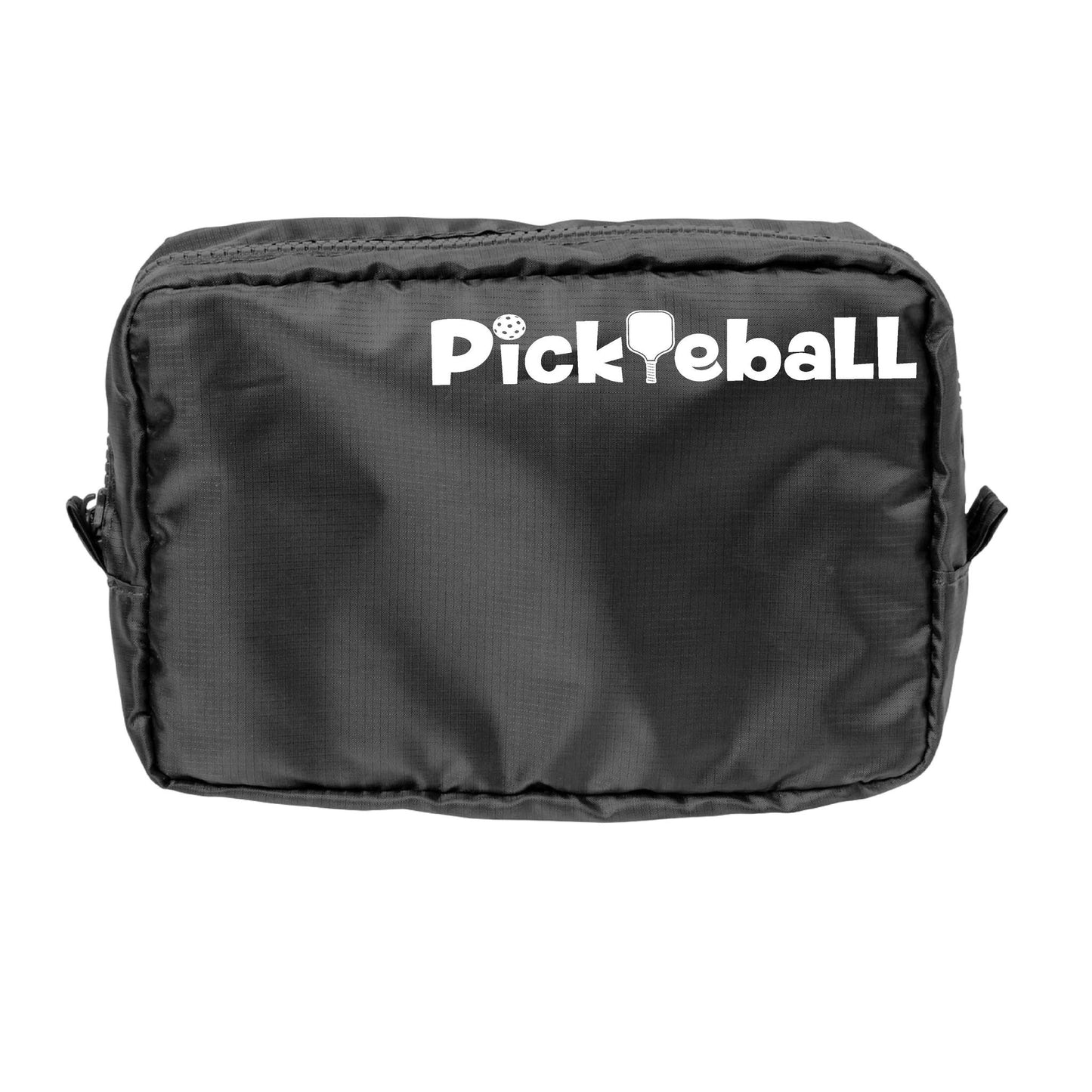 Pickleball | Pickleball Dimensional Cosmetic Pouch Bag | Small Size Court Dimensional Bag