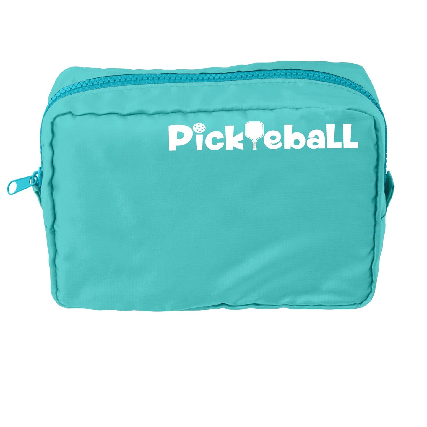 Pickleball | Pickleball Dimensional Cosmetic Pouch Bag | Small Size Court Dimensional Bag