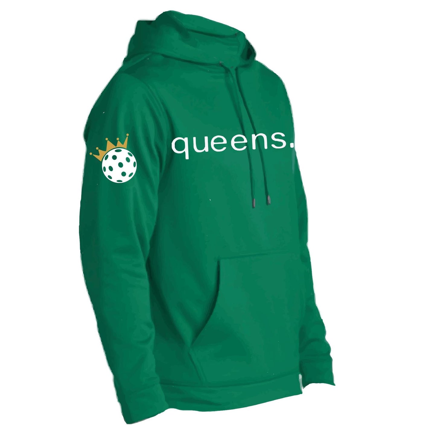 Pickleball Queens and Crown | Unisex Hoodie Pickleball Sweatshirt | 50% Cotton 50% Polyester