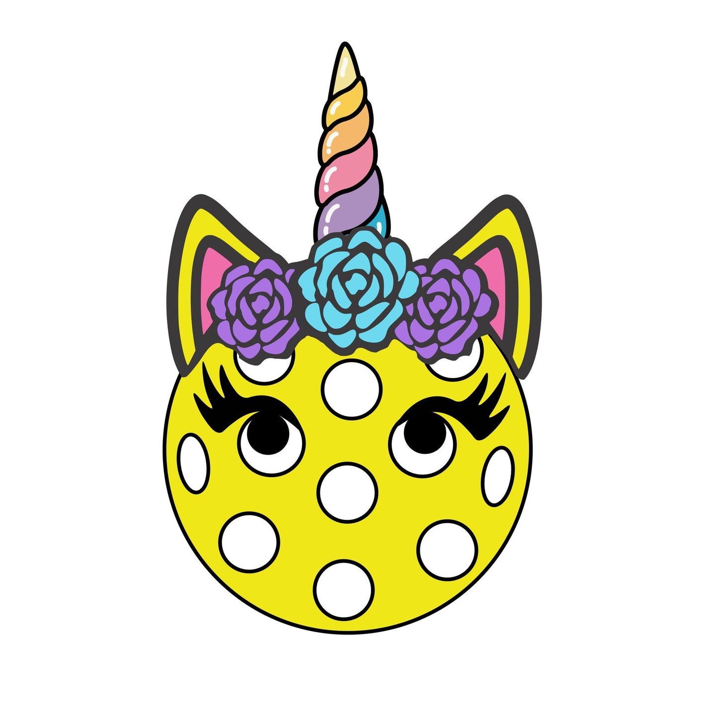 Pickleball Unicorn | Baby Knotted Sleeper