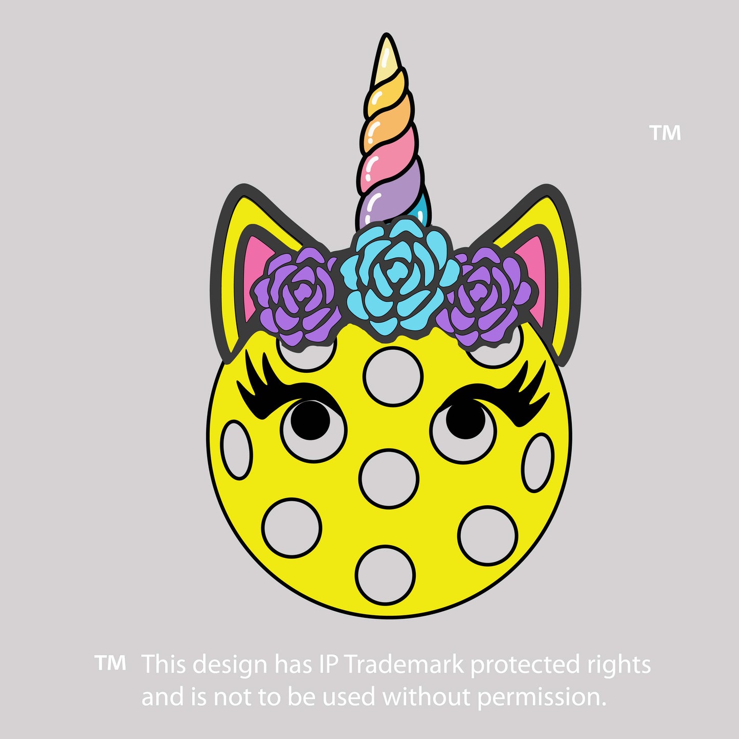 Pickleball Unicorn | Baby Knotted Sleeper
