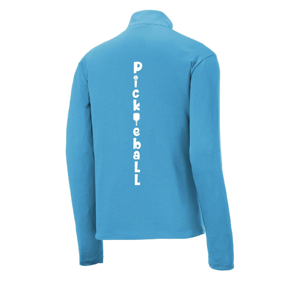 Pickleball Vertical (Custom) | Men's 1/4 Zip Pullover Performance Shirts Athletic Shirt | 100% Polyester
