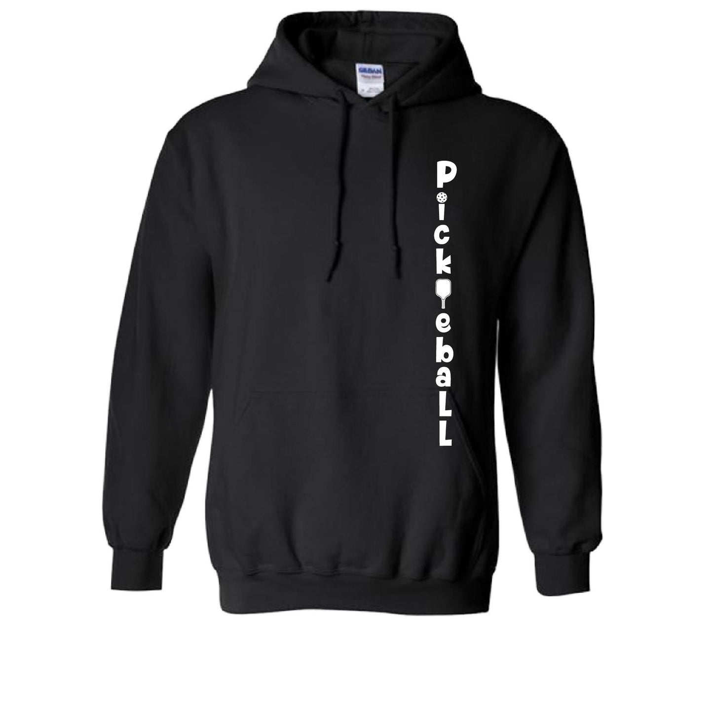 Pickleball Vertical (Customizable) | Unisex Hoodie Pickleball Sweatshirt | 50% Cotton 50% Polyester
