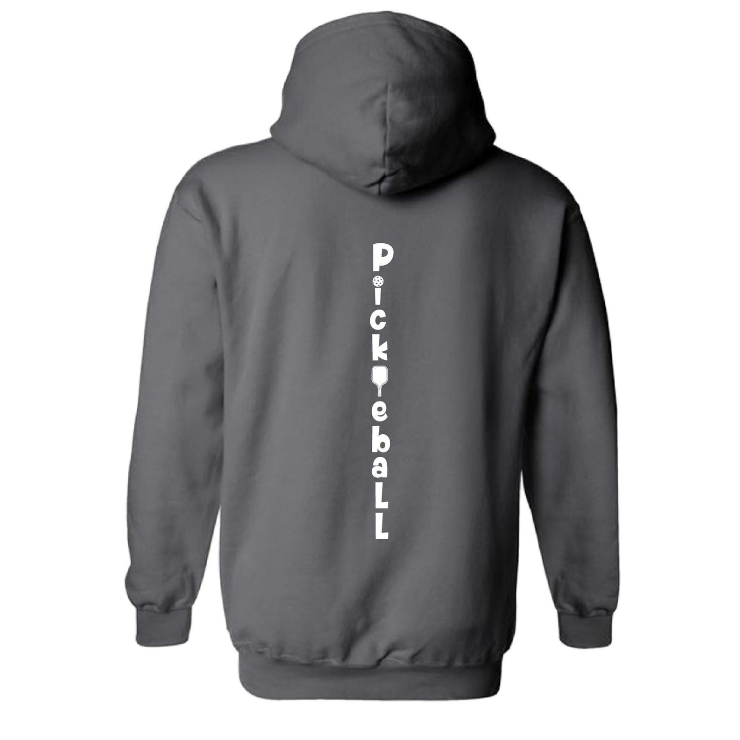 Pickleball Vertical (Customizable) | Unisex Hoodie Pickleball Sweatshirt | 50% Cotton 50% Polyester