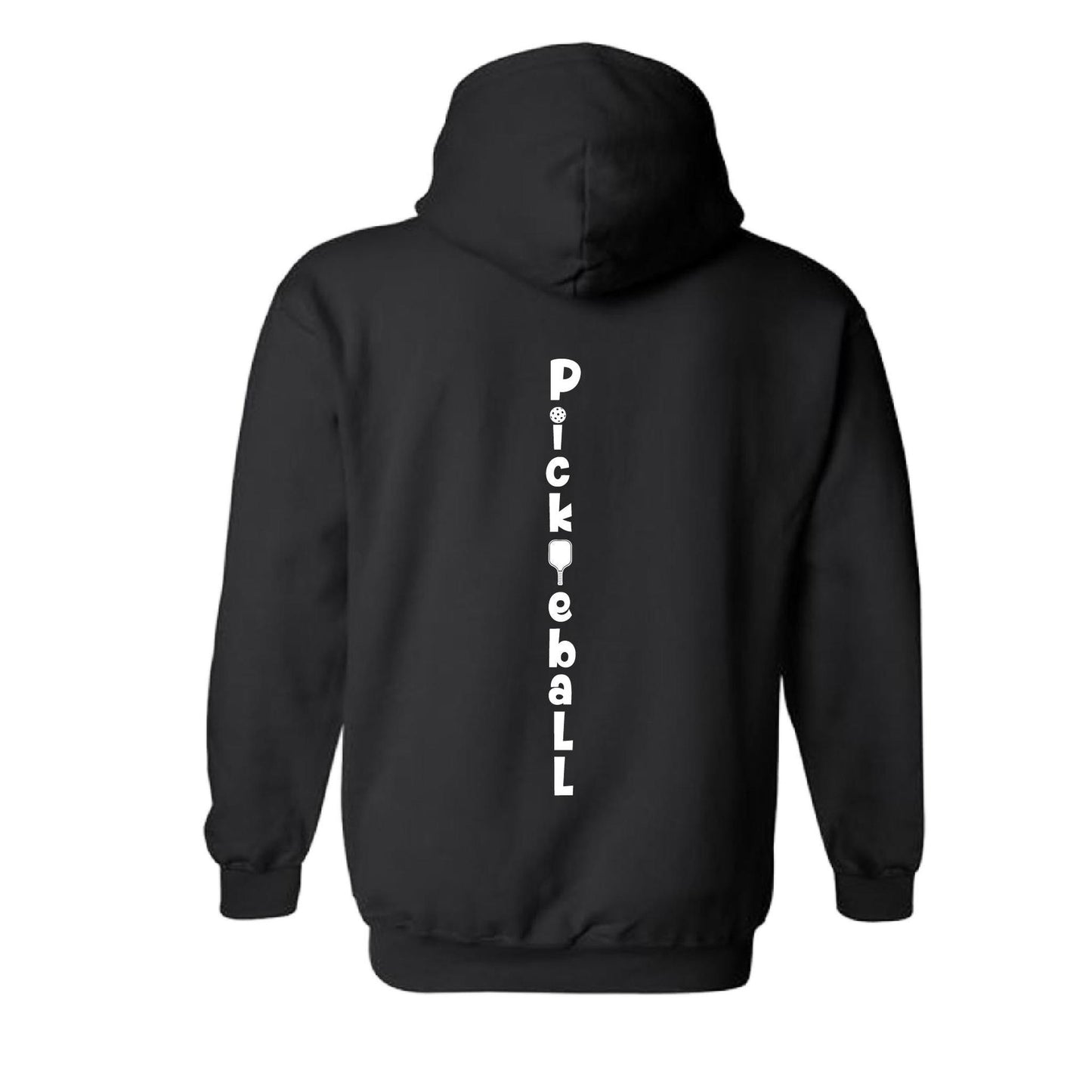 Pickleball Vertical (Customizable) | Unisex Hoodie Pickleball Sweatshirt | 50% Cotton 50% Polyester