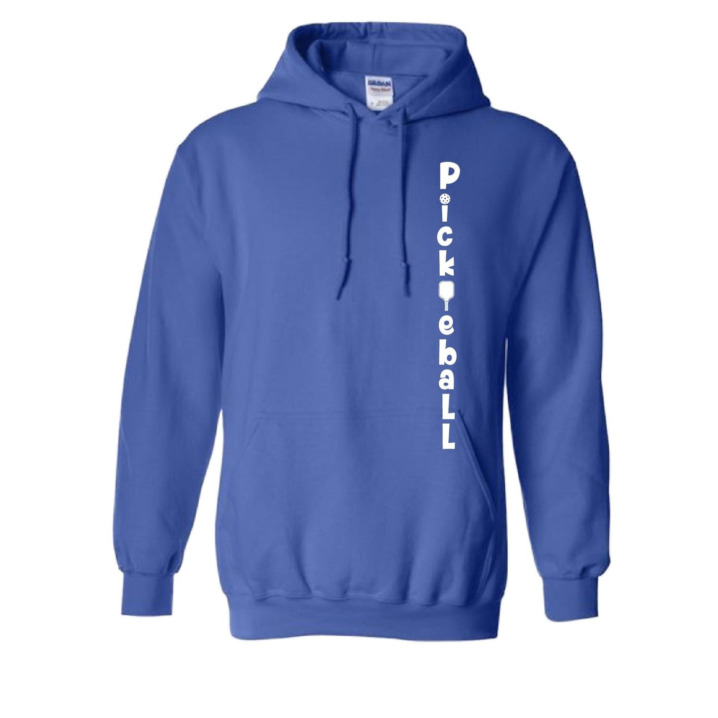 Pickleball Vertical (Customizable) | Unisex Hoodie Pickleball Sweatshirt | 50% Cotton 50% Polyester