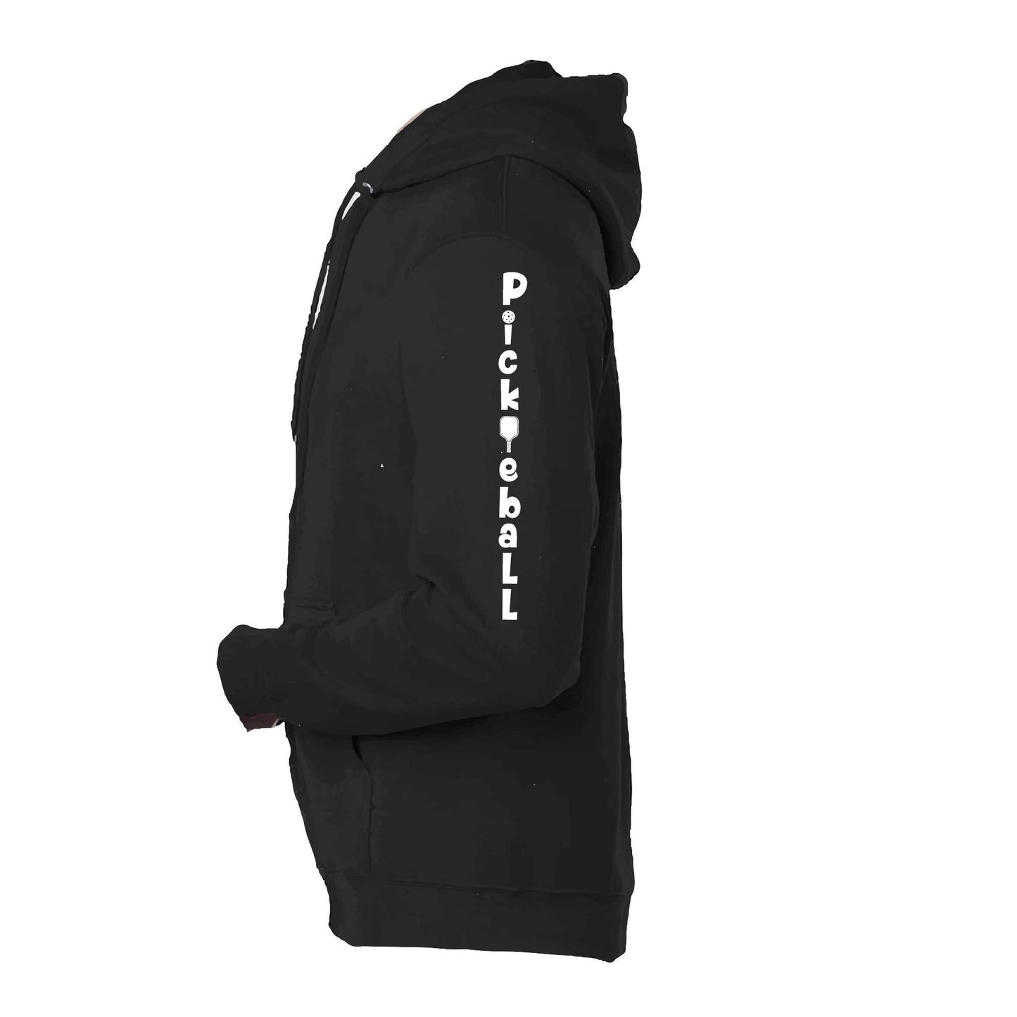 Pickleball Vertical (Customizable) | Women’s Fitted Hoodie Pickleball Sweatshirt | 50% Cotton 50% Poly Fleece