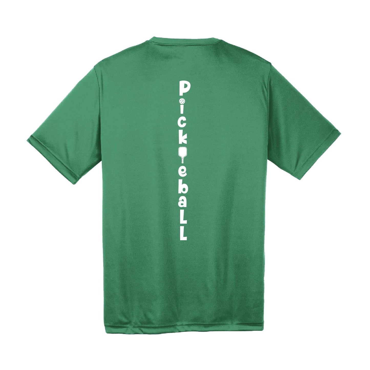 Pickleball Vertical (Customizable) | Youth Short Sleeve Pickleball Performance T-Shirts | 100% Polyester