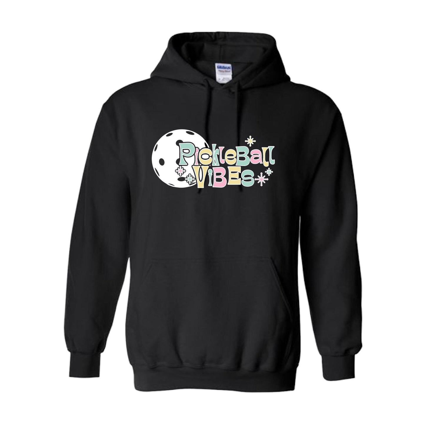 Pickleball Vibes | Unisex Hoodie Athletic Sweatshirt | 50% Cotton/50% Polyester