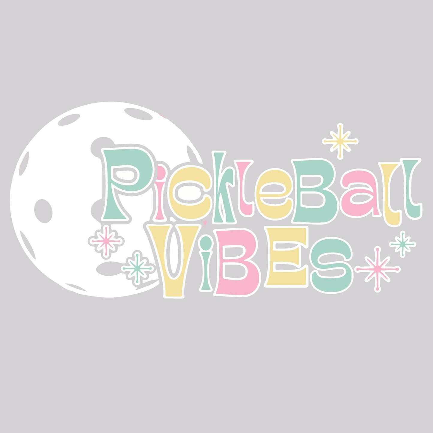 Pickleball Vibes | Women’s Short Sleeve Crewneck Pickleball Performance T-Shirts | 100% Polyester