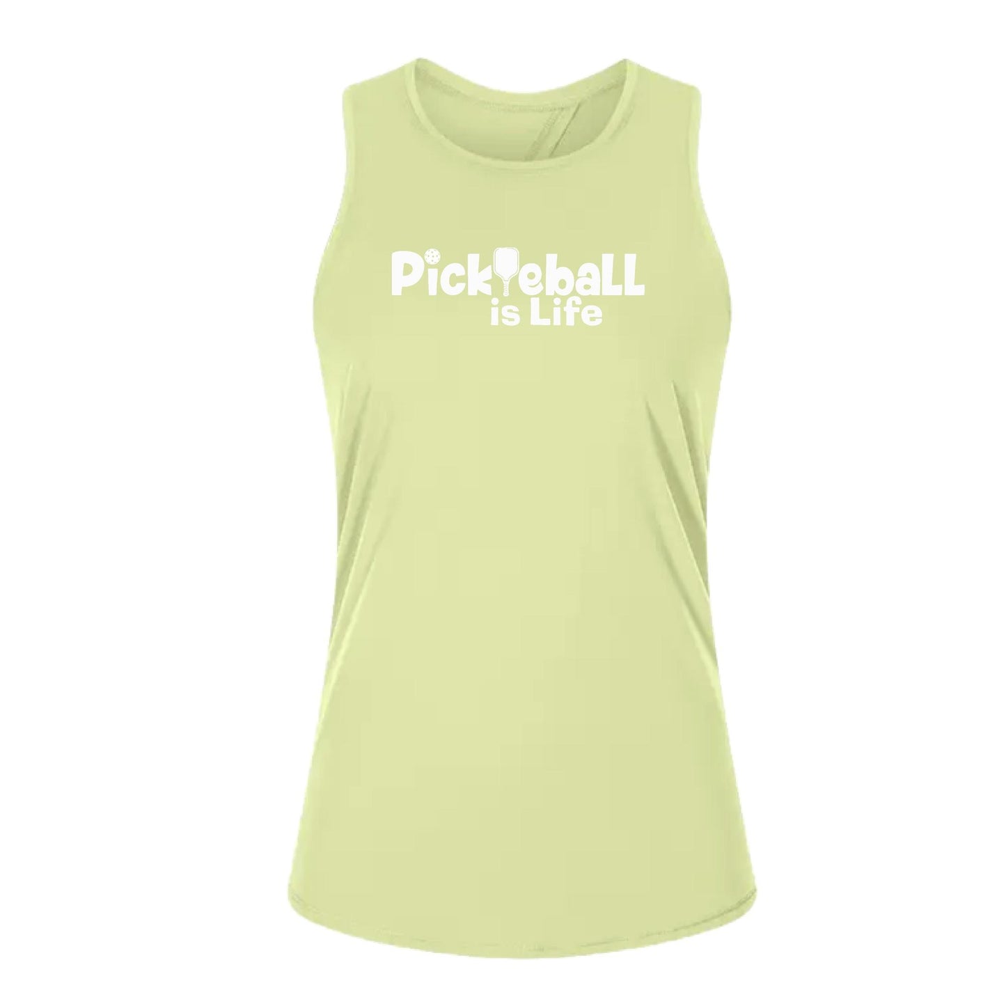 Pickleball is Life | Women's Split Back or Tied Back Pickleball Tank | 80/20 Nylon Spandex Mix