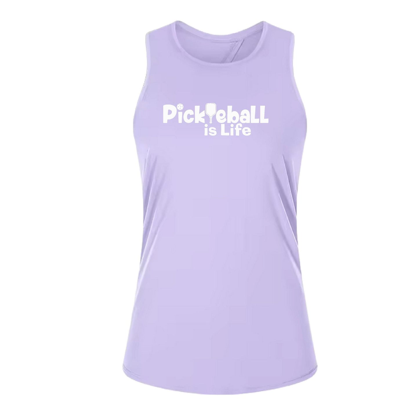 Pickleball is Life | Women's Split Back or Tied Back Pickleball Tank | 80/20 Nylon Spandex Mix