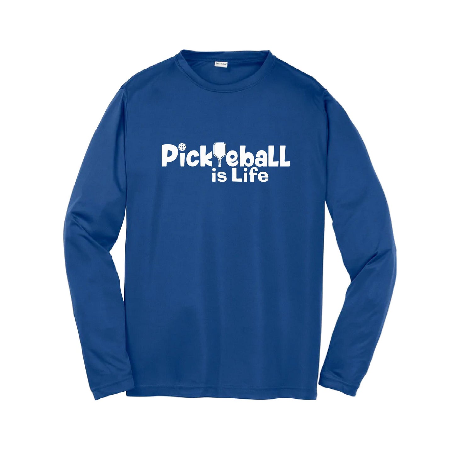 Pickleball is Life | Youth Long Sleeve Pickleball Performance T-Shirts | 100% Polyester