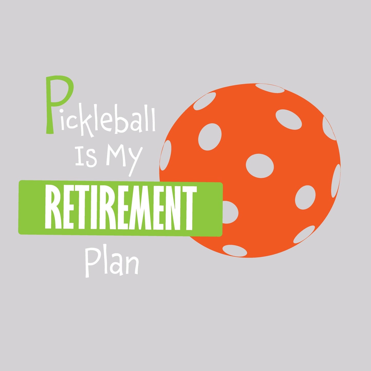 Pickleball is My Retirement Plan | Youth Long Sleeve Pickleball Performance T-Shirts | 100% Polyester