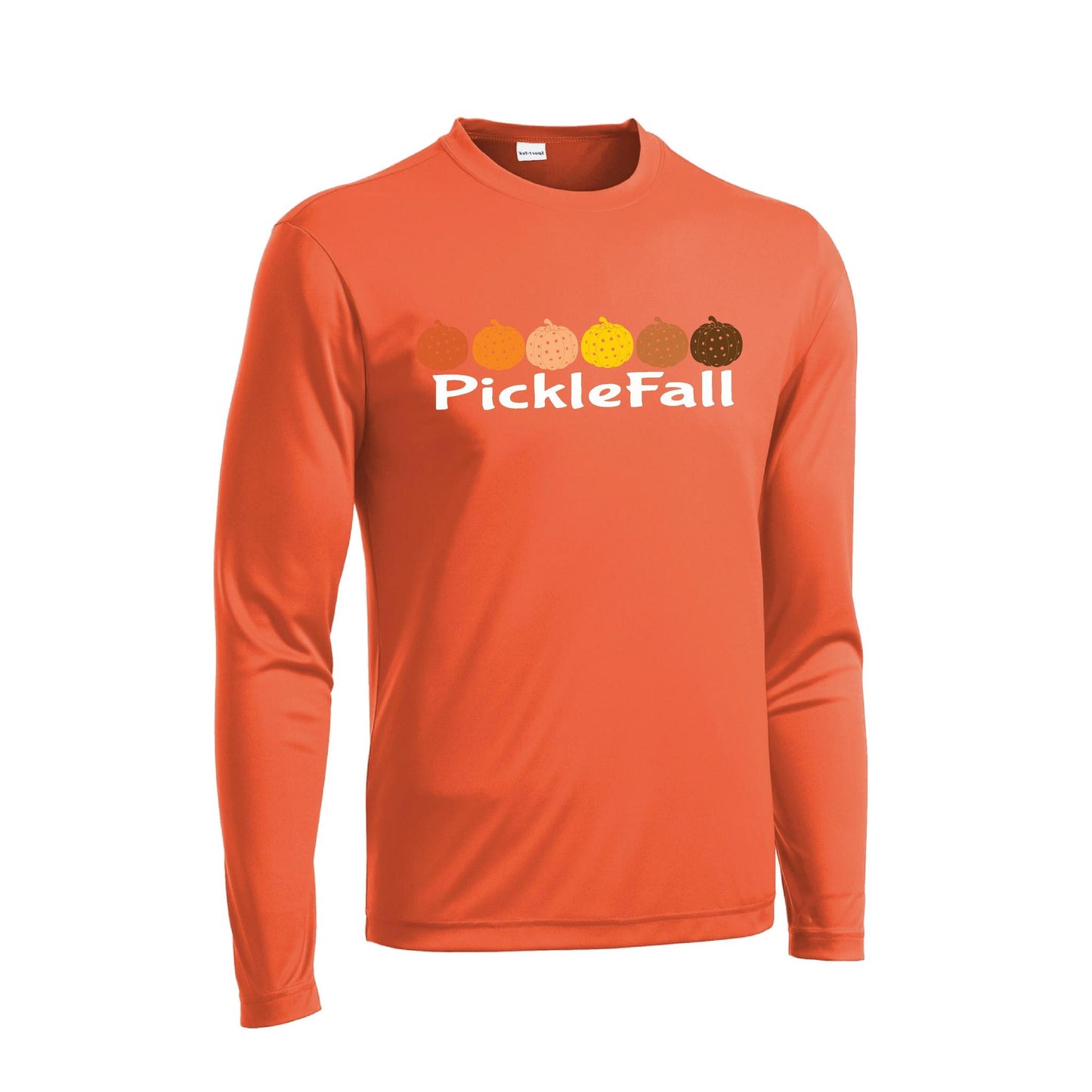 Picklefall | Men's Long Sleeve Athletic Performance T-Shirt | 100% Polyester