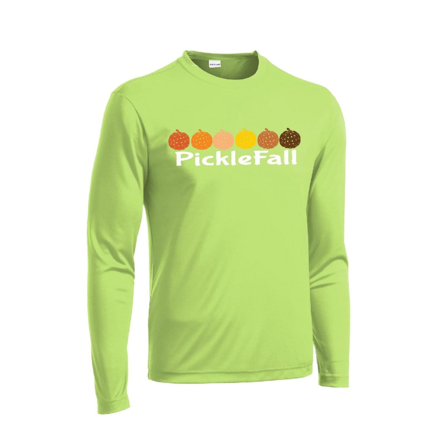 Picklefall | Men's Long Sleeve Athletic Performance T-Shirt | 100% Polyester