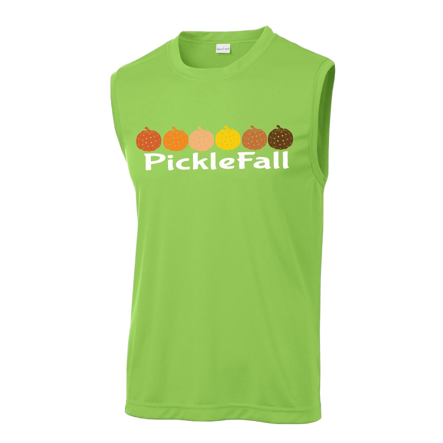 Picklefall | Men's Sleeveless Athletic Performance T-Shirt | 100% Polyester
