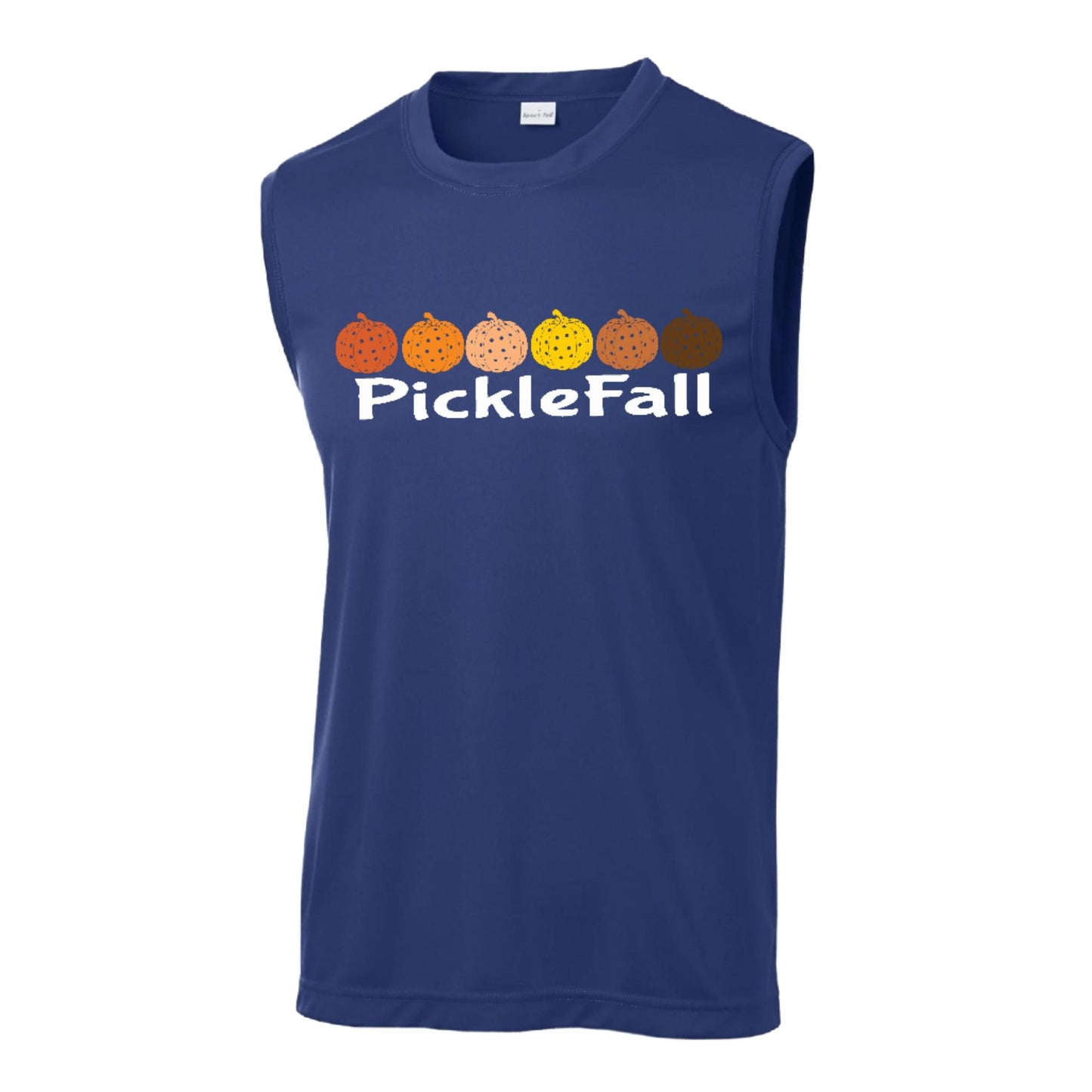 Picklefall | Men's Sleeveless Athletic Performance T-Shirt | 100% Polyester
