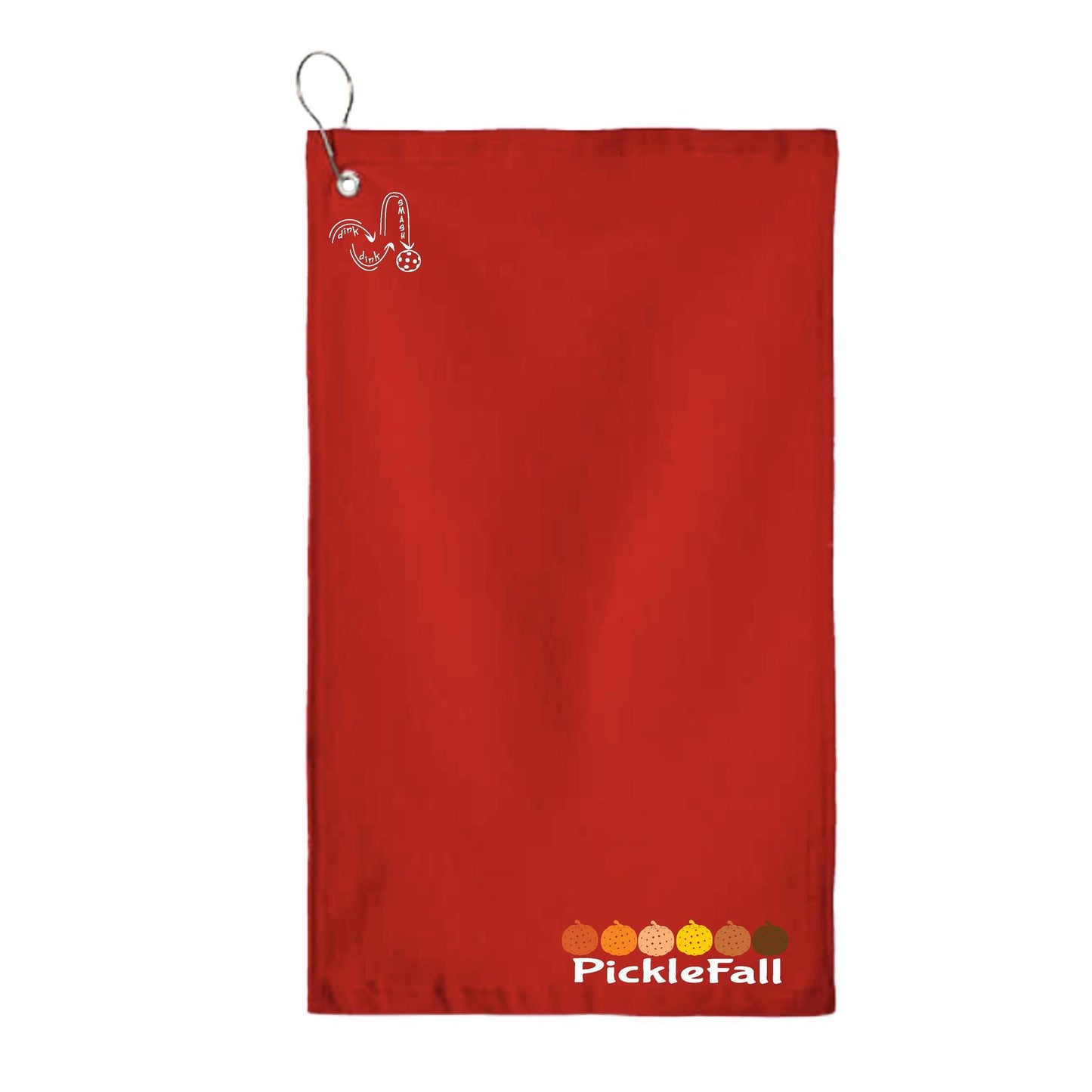 Picklefall | Pickleball Court Towels | Grommeted 100% Cotton Terry Velour