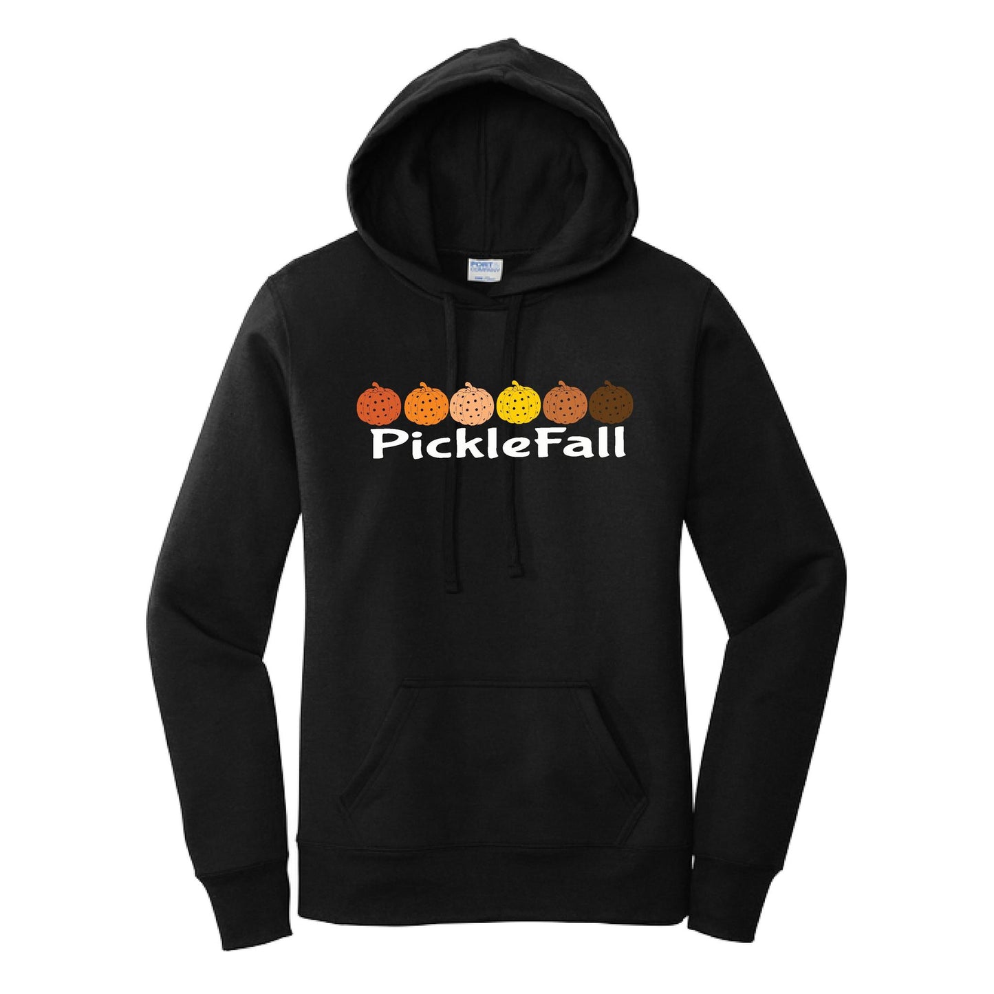 Picklefall | Women’s Fitted Hoodie Pickleball Sweatshirt | 50% Cotton 50% Poly Fleece