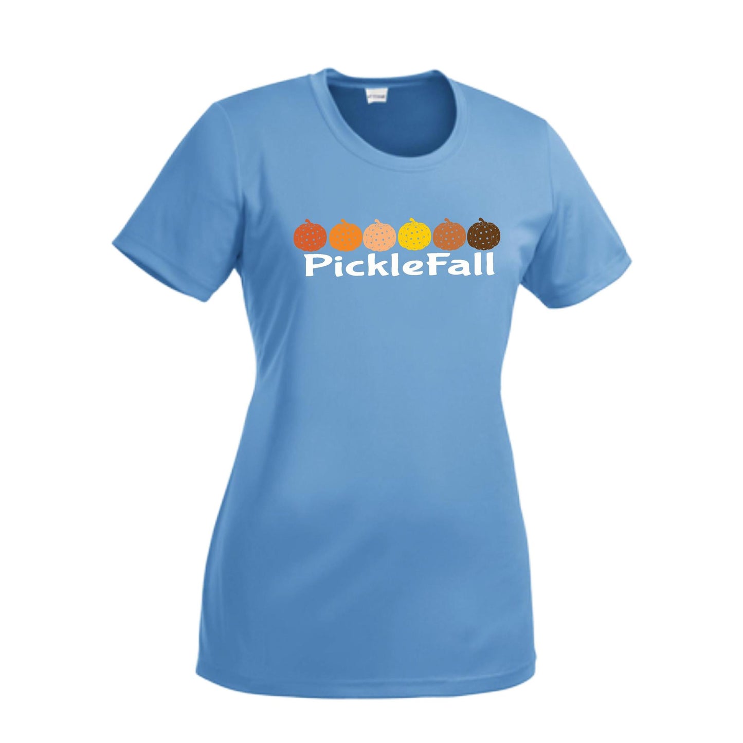 Picklefall | Women’s Short Sleeve Crewneck Pickleball Performance T-Shirts | 100% Polyester