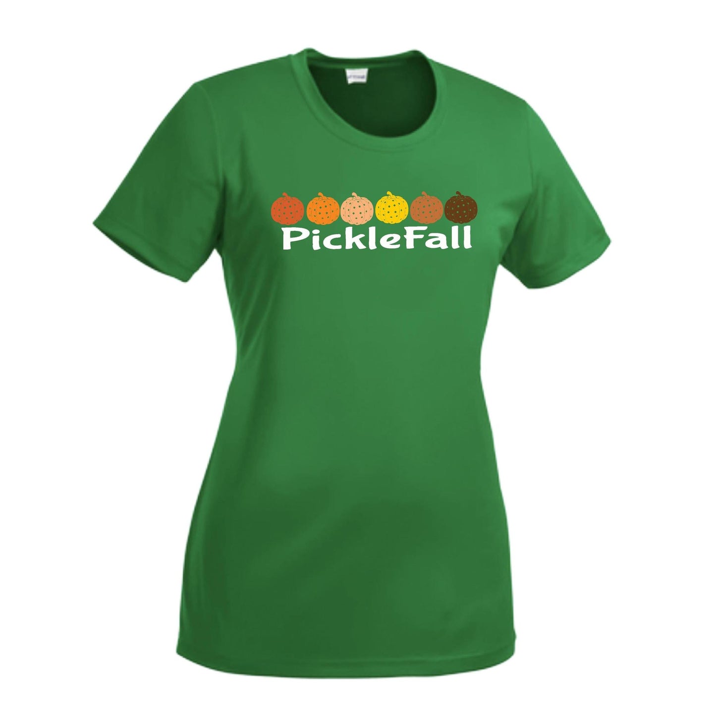 Picklefall | Women’s Short Sleeve Crewneck Pickleball Performance T-Shirts | 100% Polyester