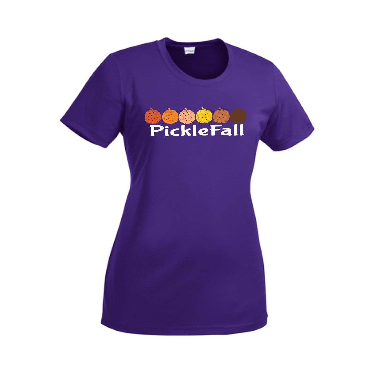 Picklefall | Women’s Short Sleeve Crewneck Pickleball Performance T-Shirts | 100% Polyester