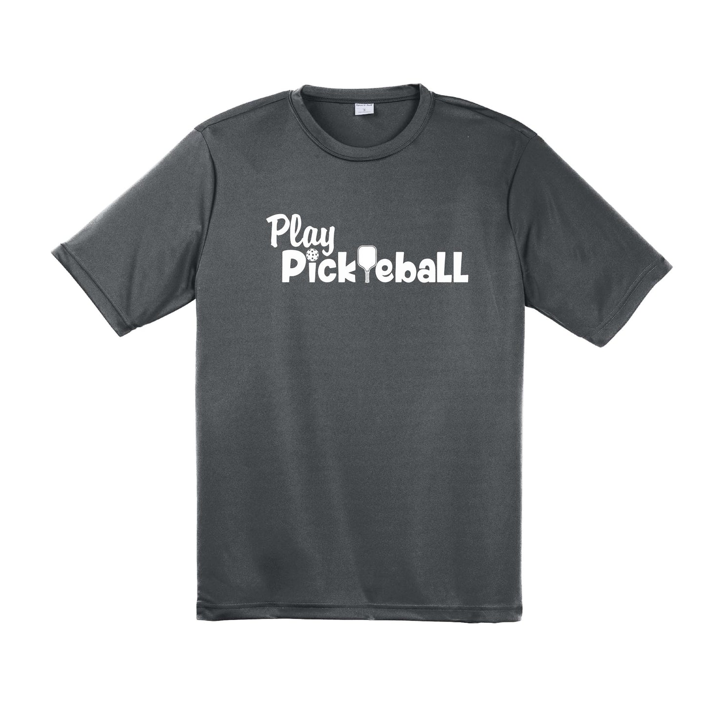 Play Pickleball | Men's Short Sleeve Pickleball Performance T-Shirt | 100% Polyester