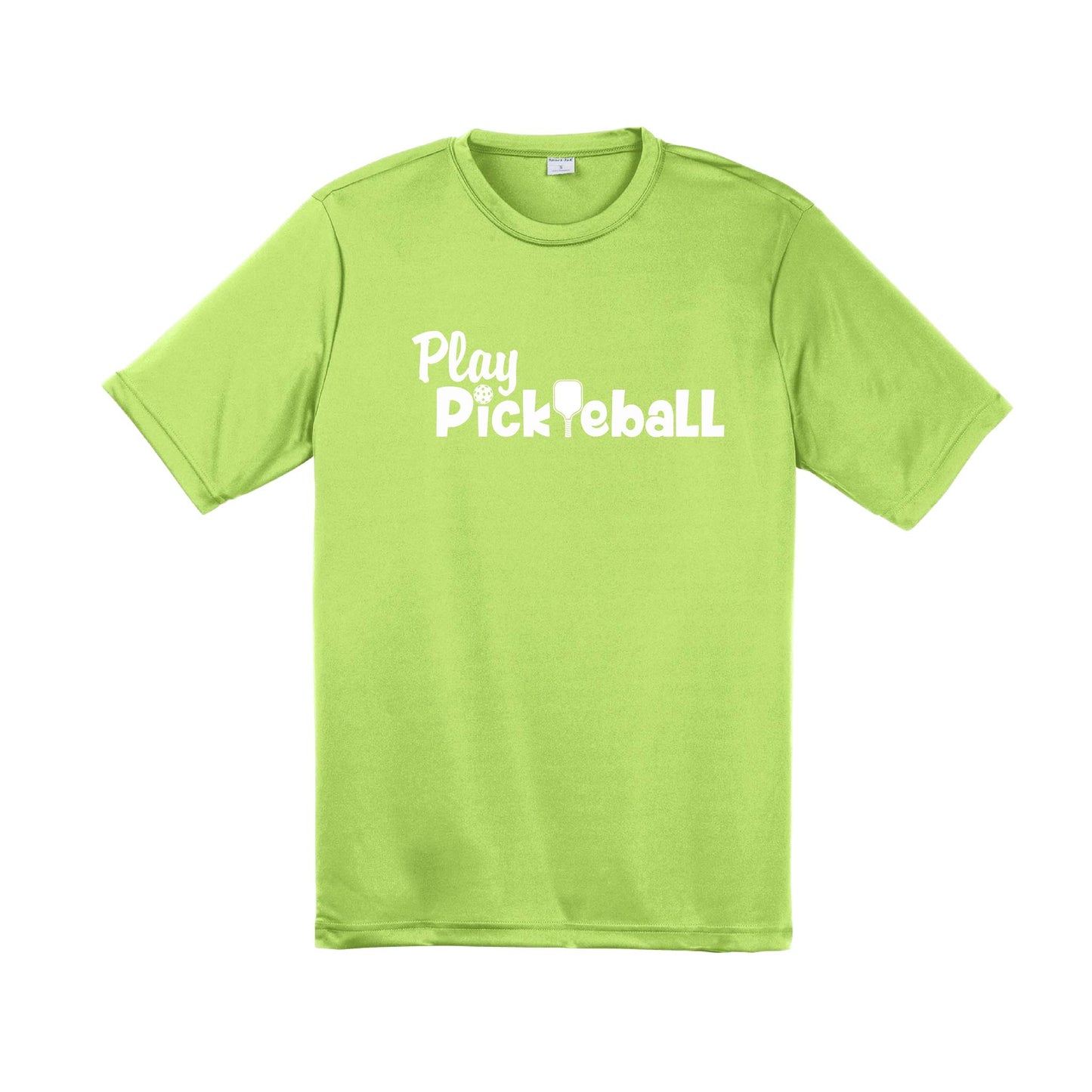 Play Pickleball | Men's Short Sleeve Pickleball Performance T-Shirt | 100% Polyester