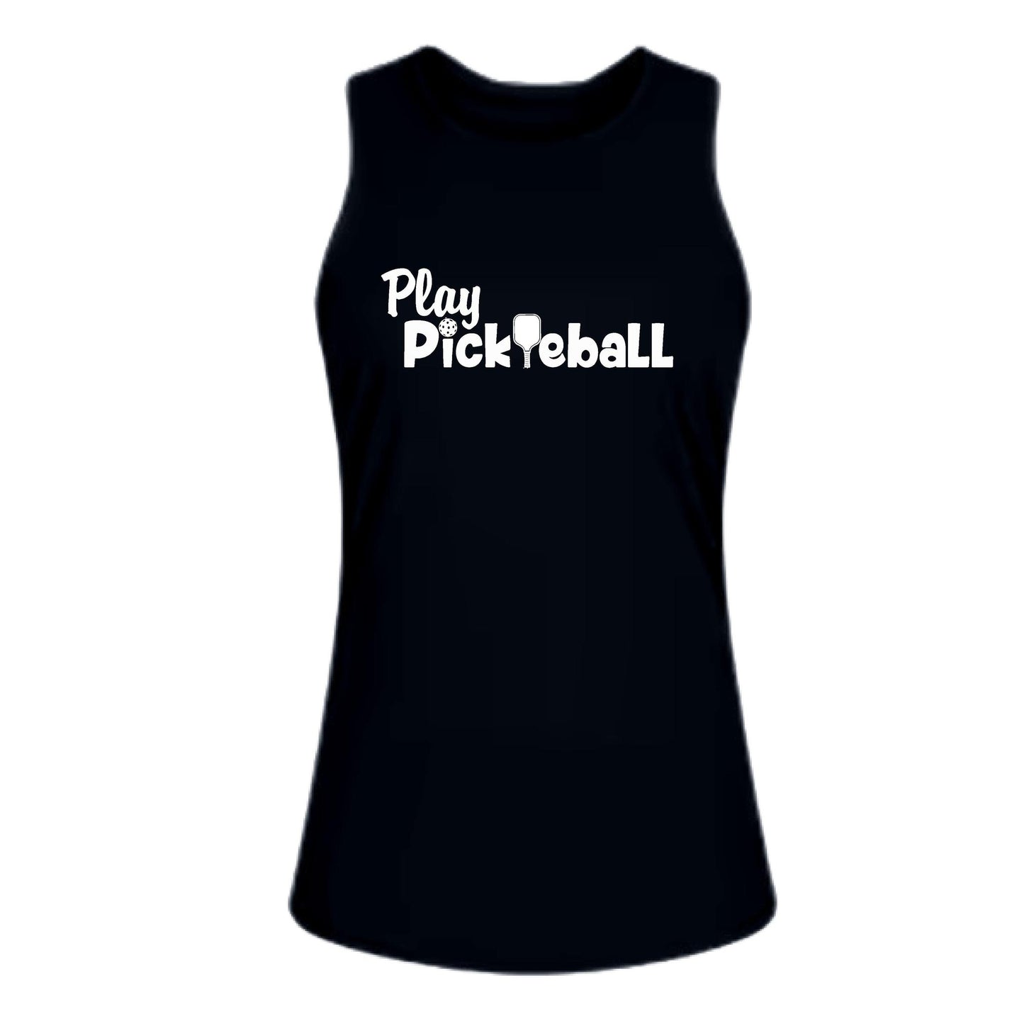 Play Pickleball | Women's Split Back or Tied Back Pickleball Tank | 80/20 Nylon Spandex Mix