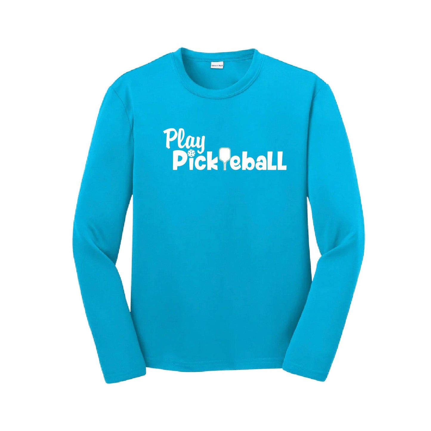 Play Pickleball | Youth Long Sleeve Pickleball Performance T-Shirts | 100% Polyester
