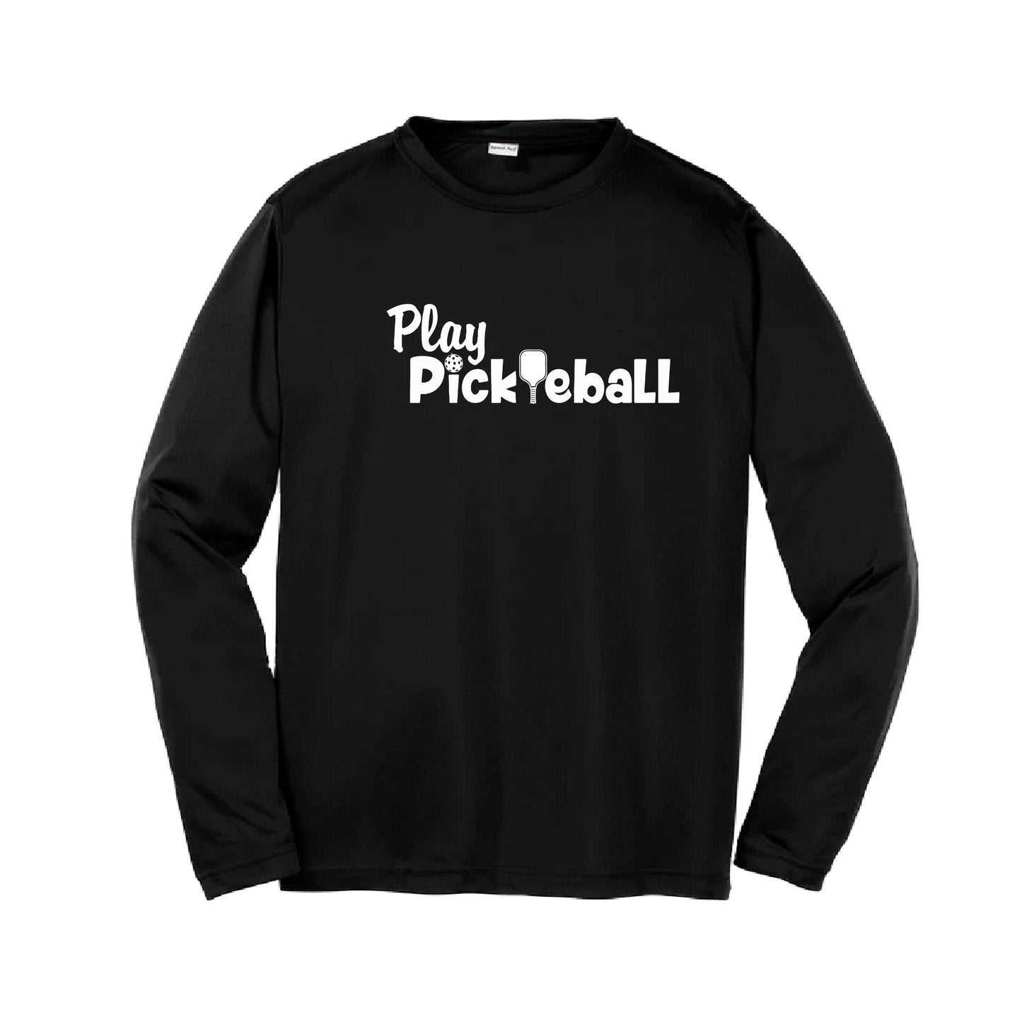 Play Pickleball | Youth Long Sleeve Pickleball Performance T-Shirts | 100% Polyester