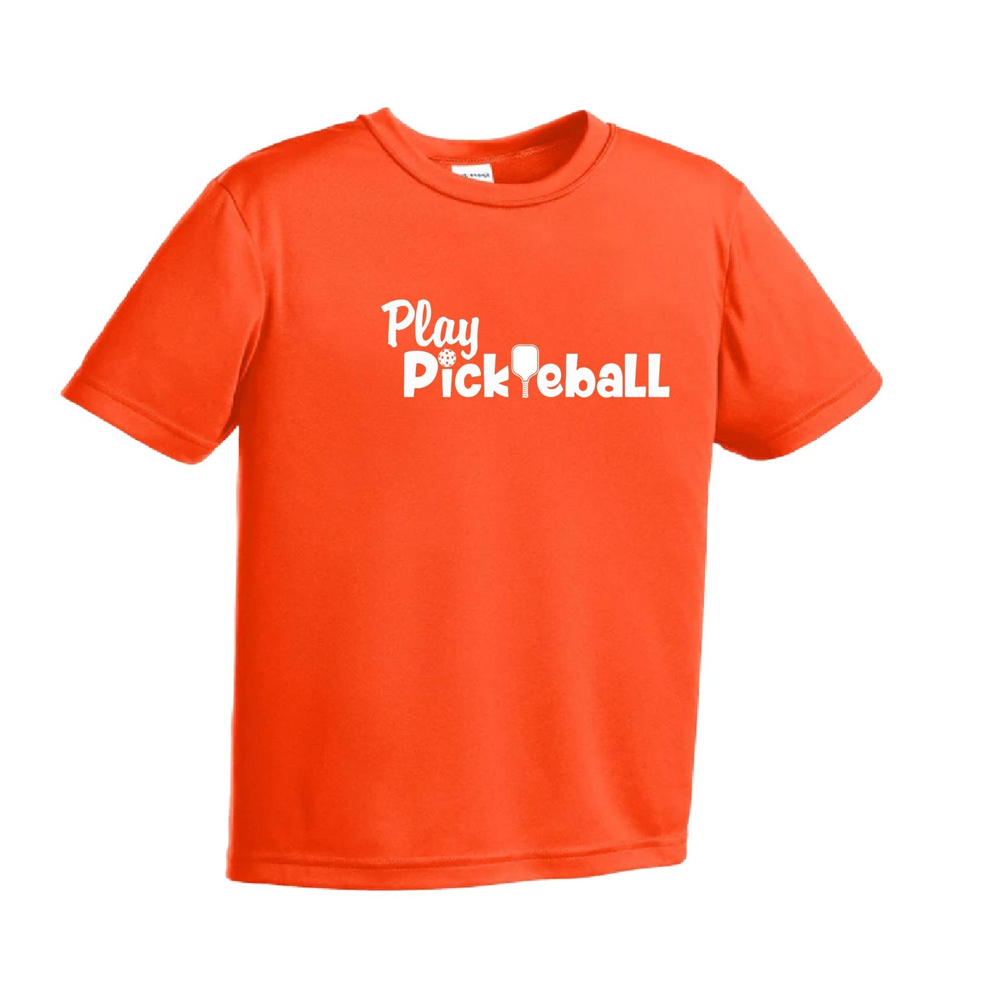 Play Pickleball | Youth Short Sleeve Pickleball Performance T-Shirts | 100% Polyester