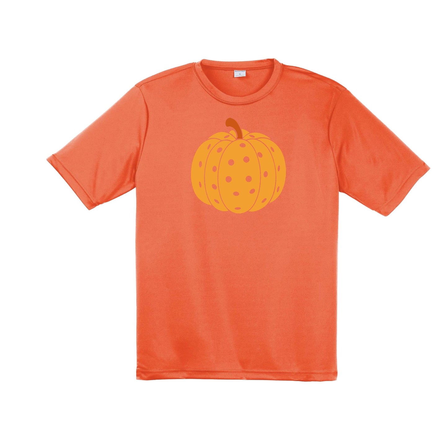 Pumpkin Pickleball | Men's Short Sleeve Athletic Performance T-Shirt | 100% Polyester