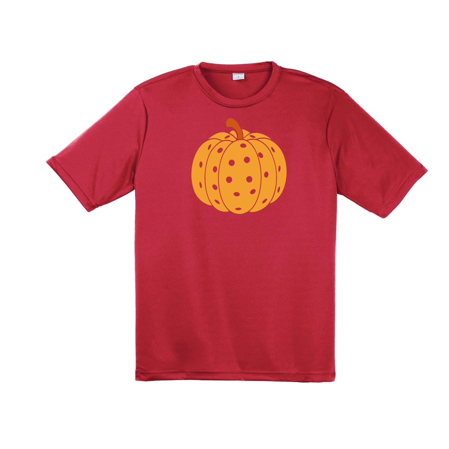 Pumpkin Pickleball | Men's Short Sleeve Athletic Performance T-Shirt | 100% Polyester