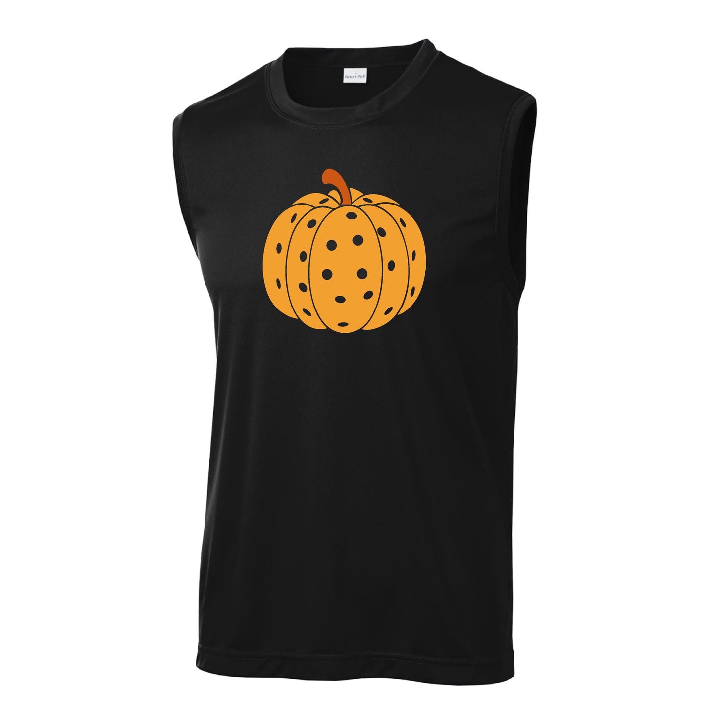 Pumpkin Pickleball | Men's Sleeveless Athletic Performance T-Shirt | 100% Polyester
