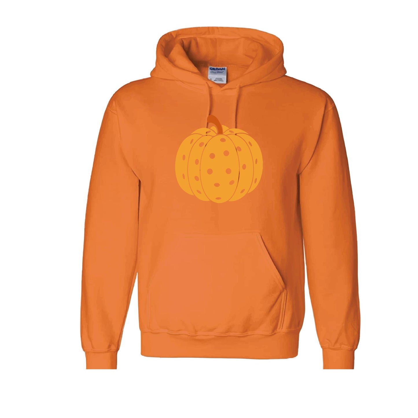 Pumpkin Pickleball | Unisex Hoodie Athletic Sweatshirt | 50% Cotton/50% Polyester