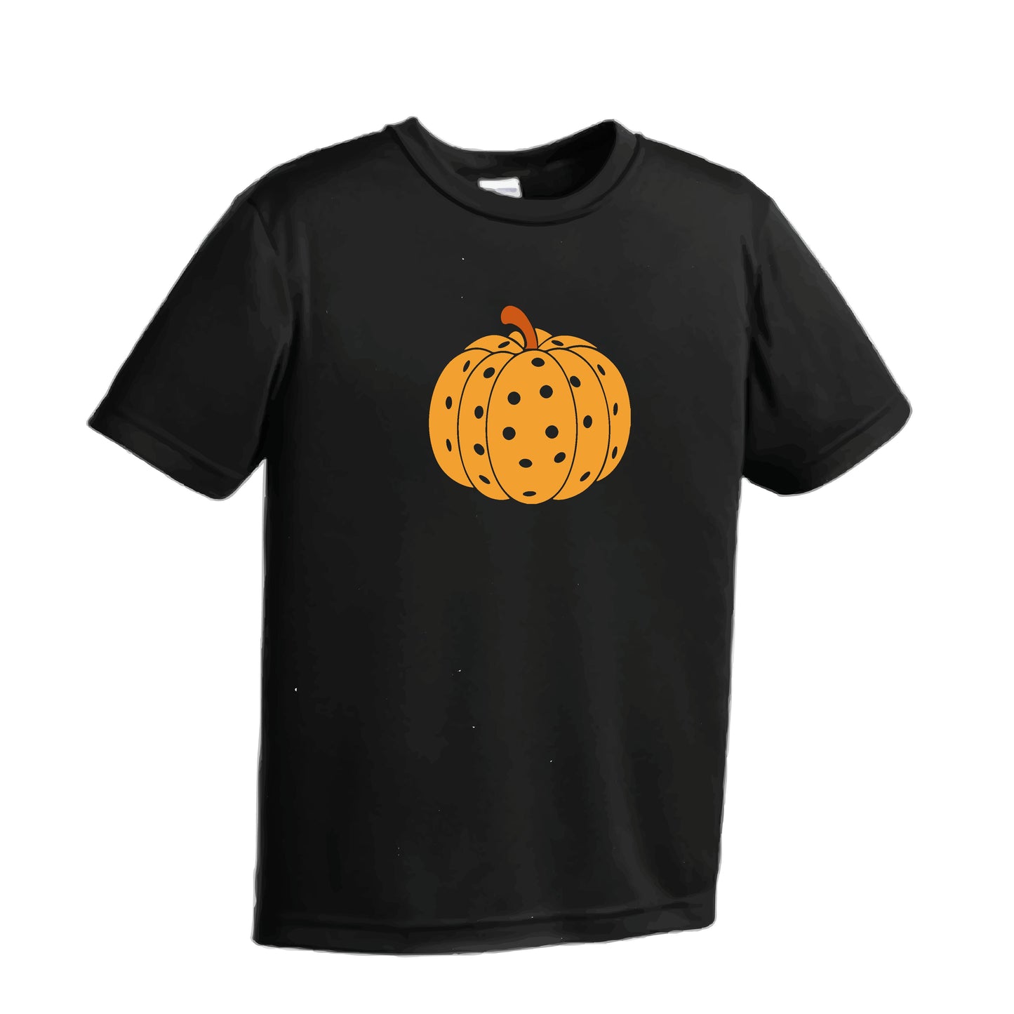 Pumpkin Pickleball | Youth Short Sleeve Pickleball Shirts | 100% Polyester
