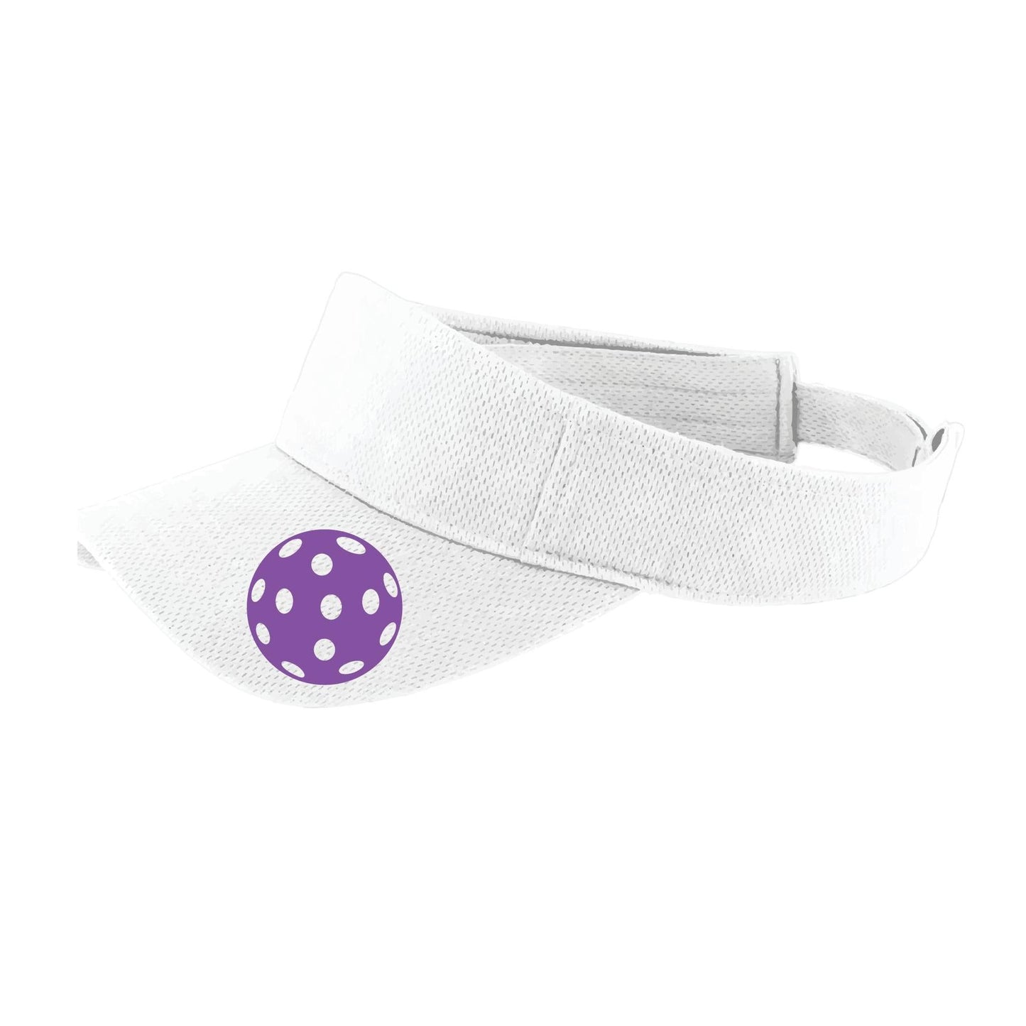 Purple Pickleball (Customizable) | Pickleball Visors | Moisture Wicking 100% Polyester