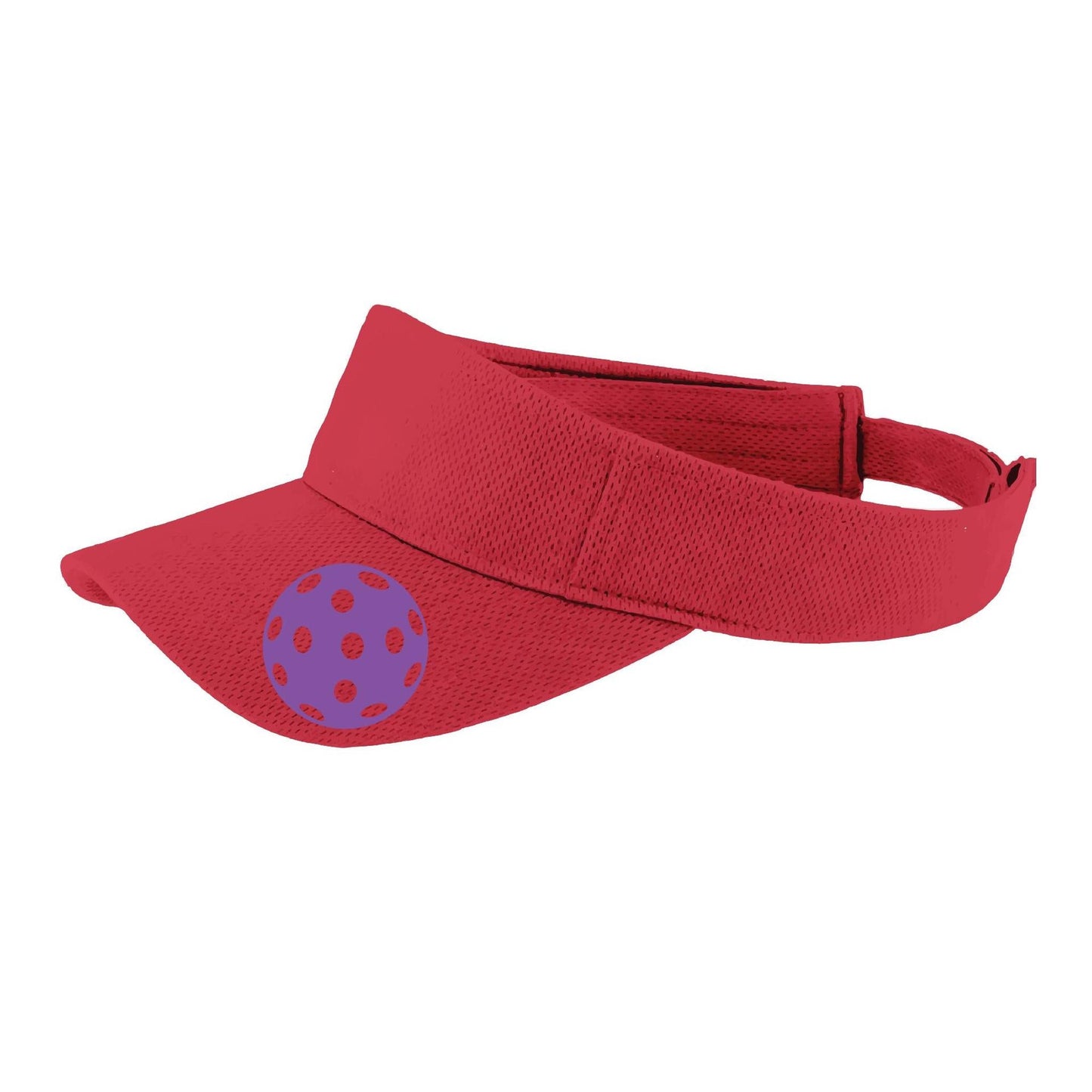 Purple Pickleball (Customizable) | Pickleball Visors | Moisture Wicking 100% Polyester