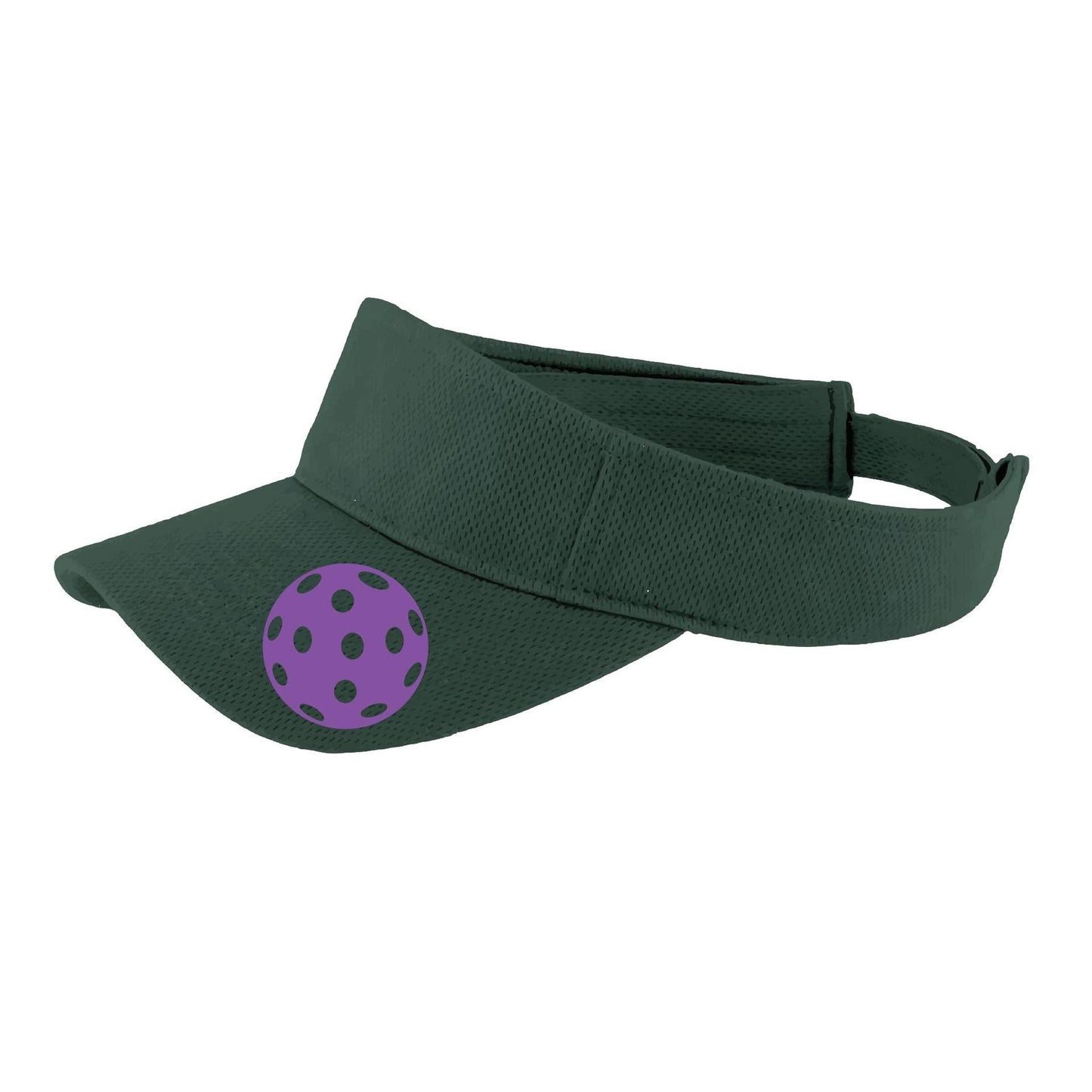 Purple Pickleball (Customizable) | Pickleball Visors | Moisture Wicking 100% Polyester