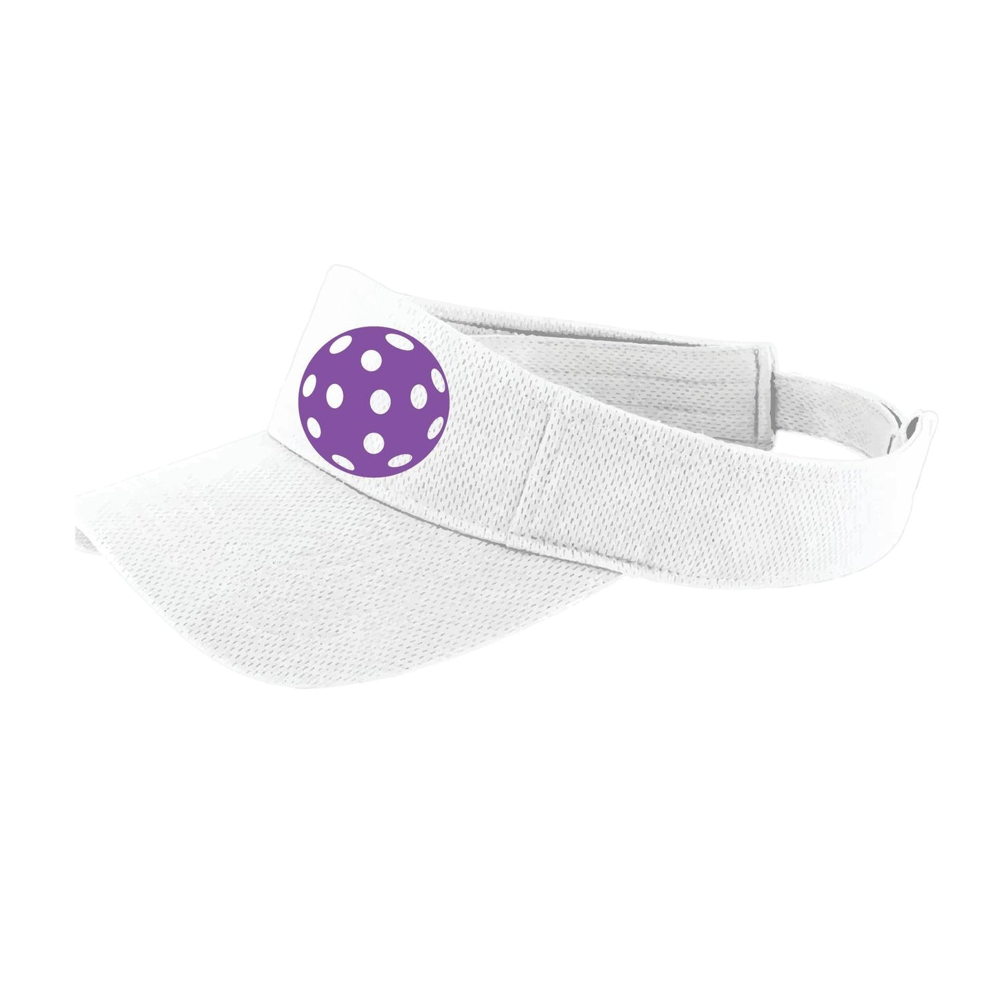 Purple Pickleball (Customizable) | Pickleball Visors | Moisture Wicking 100% Polyester