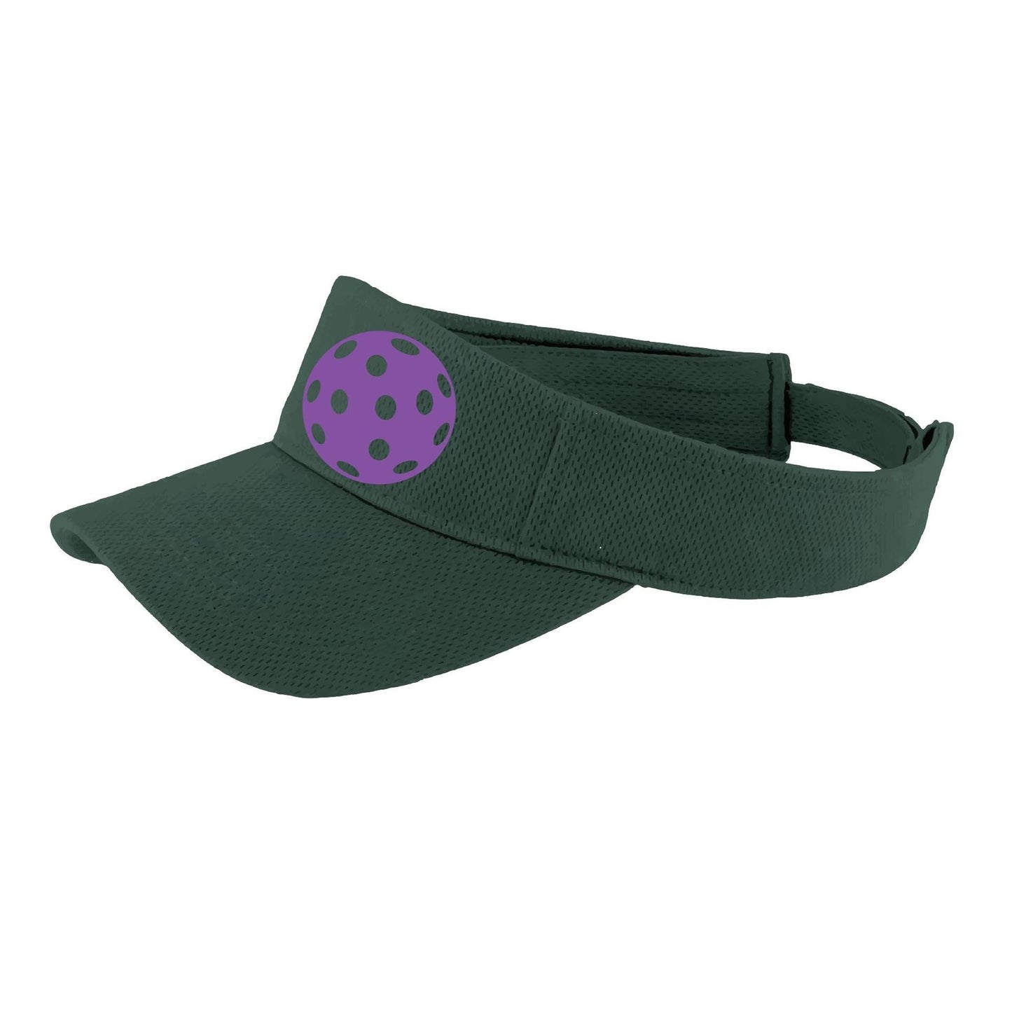 Purple Pickleball (Customizable) | Pickleball Visors | Moisture Wicking 100% Polyester