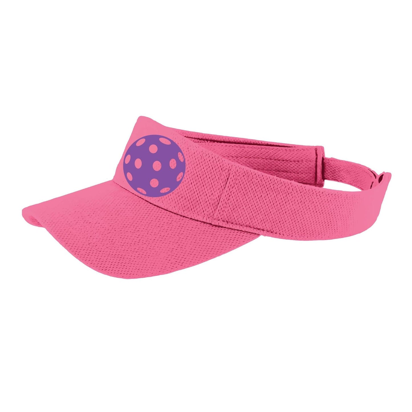 Purple Pickleball (Customizable) | Pickleball Visors | Moisture Wicking 100% Polyester