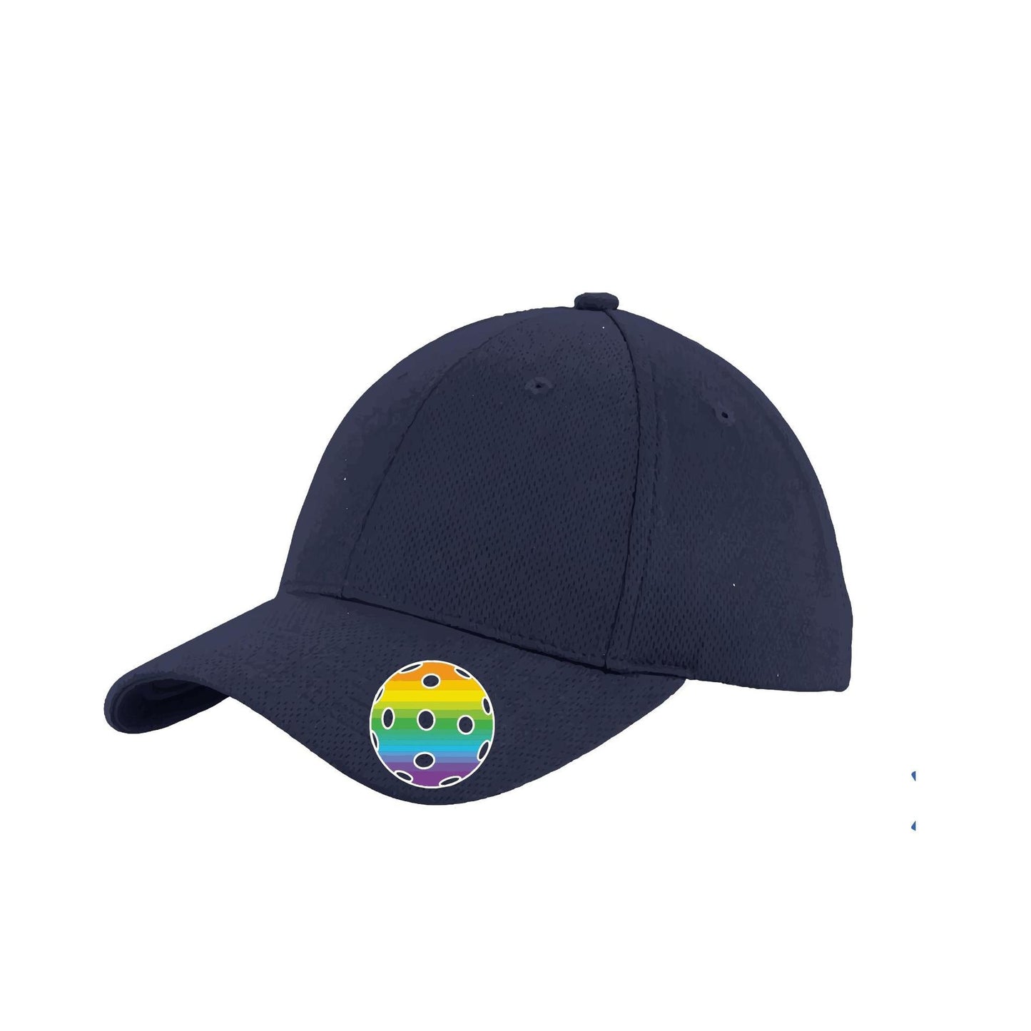 Rainbow Pickleball (Customizable) | Pickleball Hat | Moisture-Wicking 100% Polyester