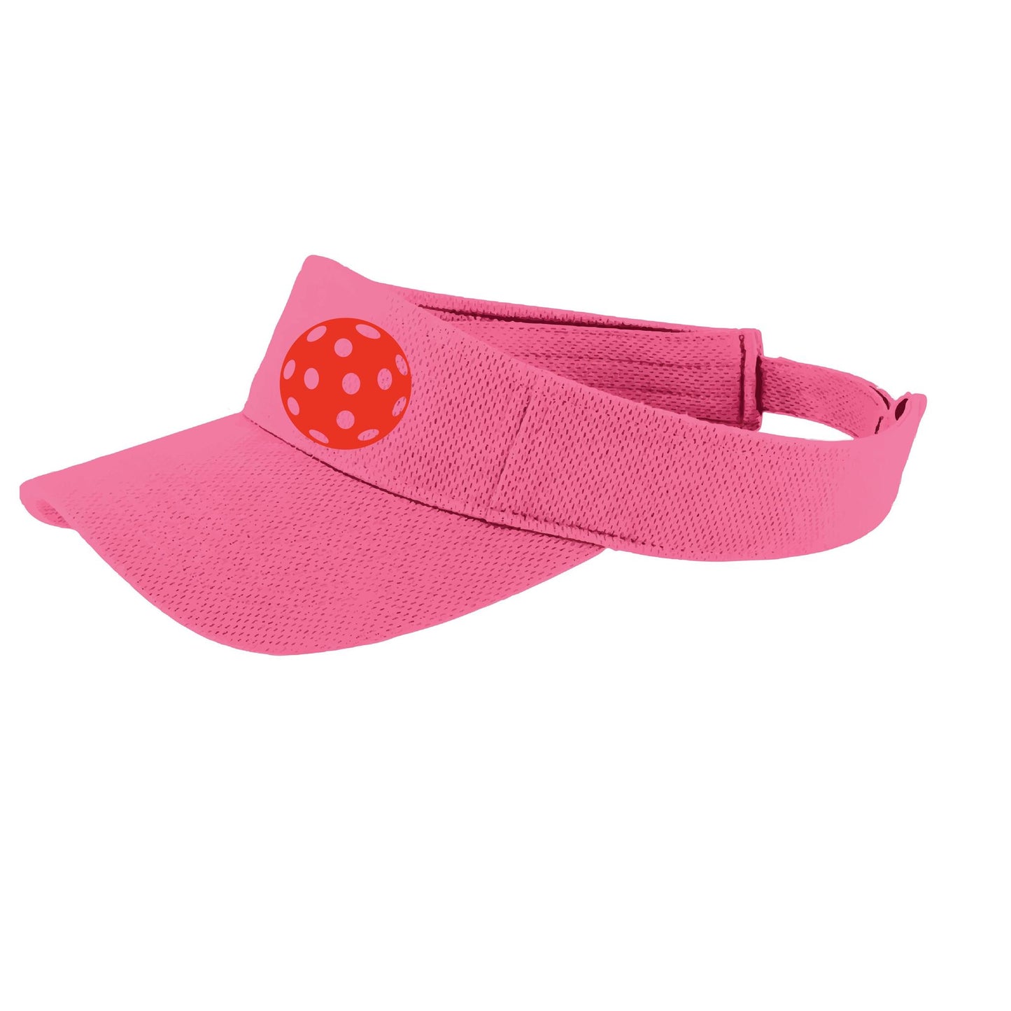 Red Pickleball (Customizable) | Pickleball Visors | Moisture Wicking 100% Polyester