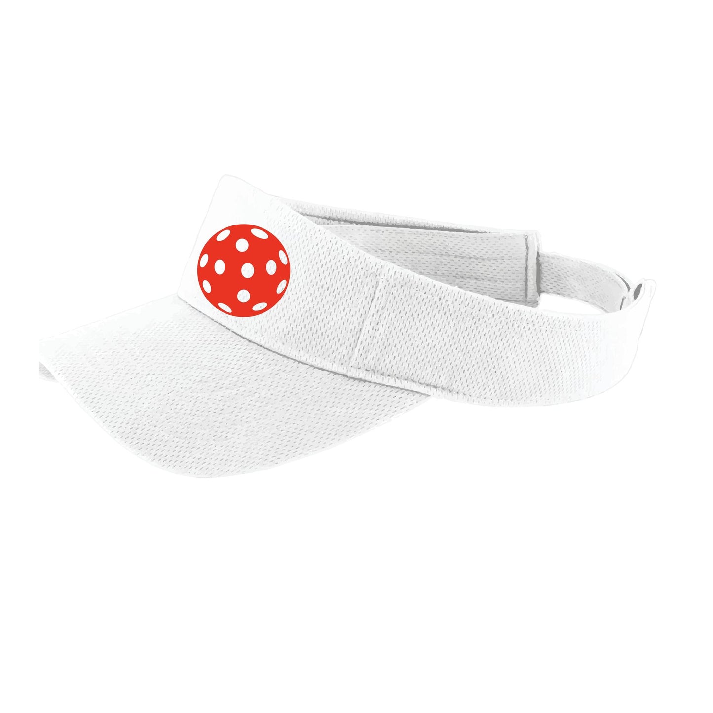 Red Pickleball (Customizable) | Pickleball Visors | Moisture Wicking 100% Polyester