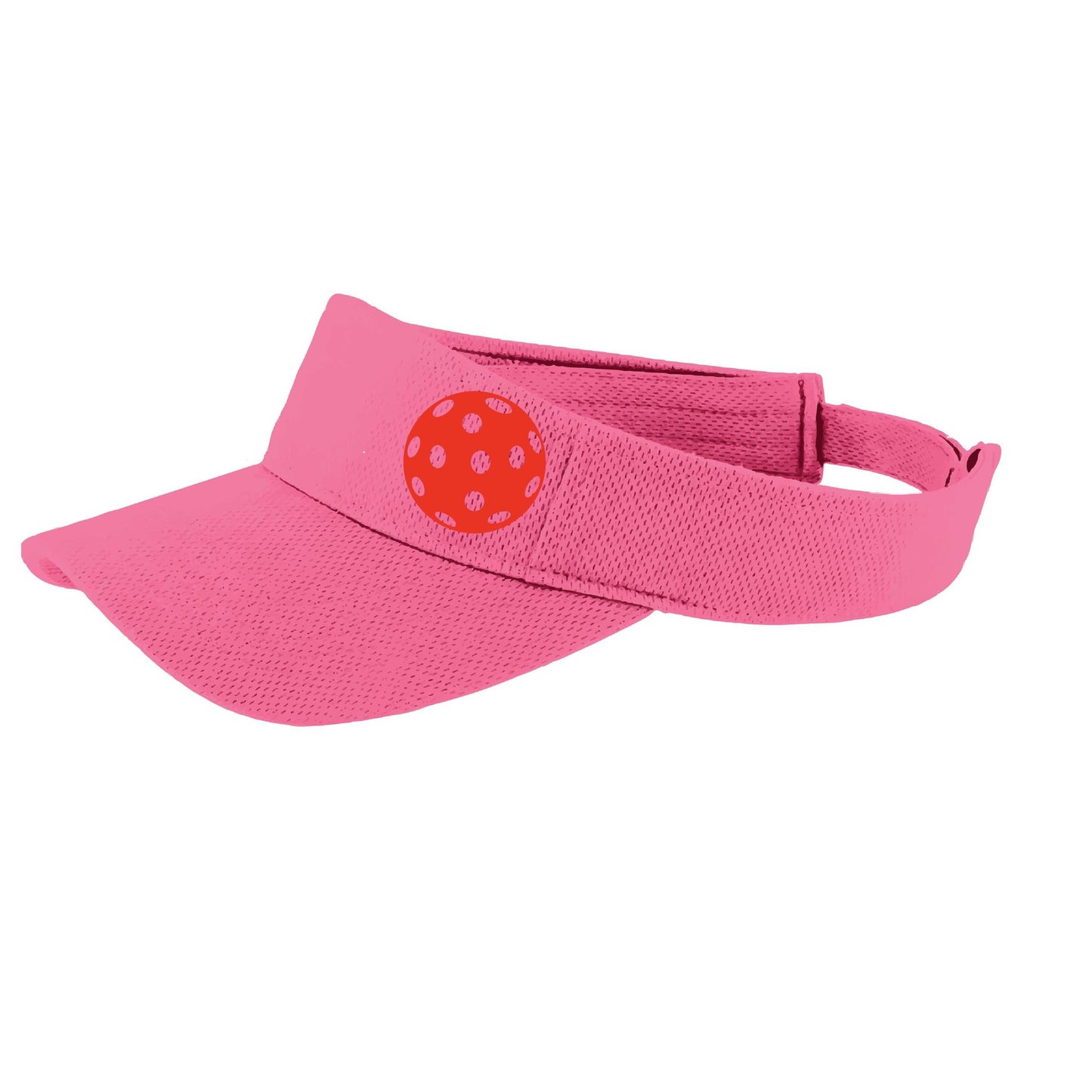 Red Pickleball (Customizable) | Pickleball Visors | Moisture Wicking 100% Polyester