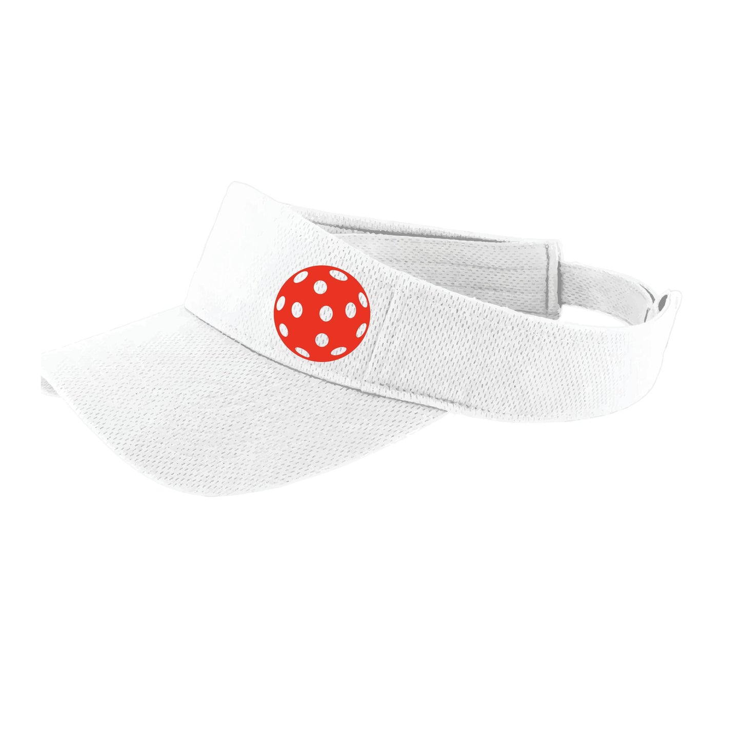 Red Pickleball (Customizable) | Pickleball Visors | Moisture Wicking 100% Polyester