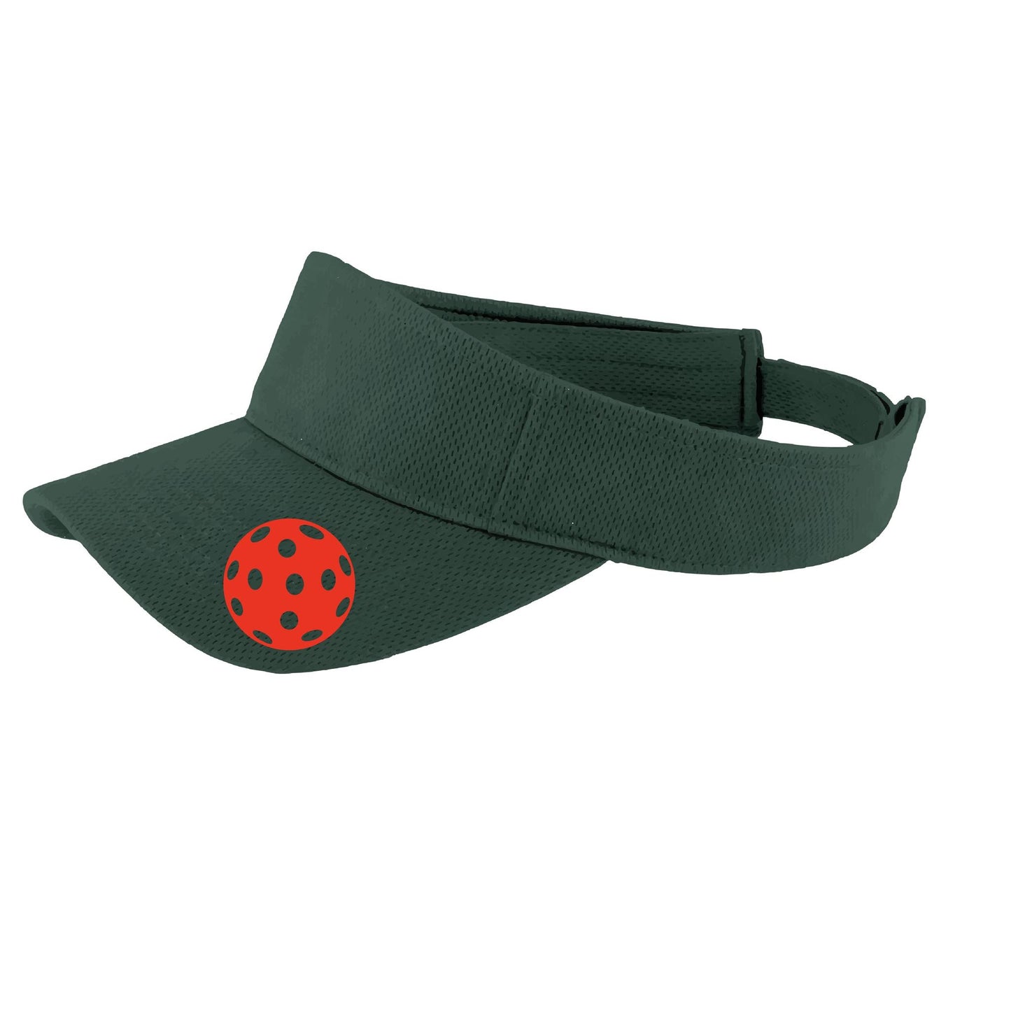 Red Pickleball (Customizable) | Pickleball Visors | Moisture Wicking 100% Polyester